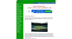 Desktop Screenshot of expert-tennis-tips.com