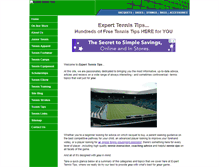 Tablet Screenshot of expert-tennis-tips.com